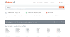 Desktop Screenshot of laconjugaison.net