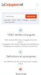 Mobile Screenshot of laconjugaison.net